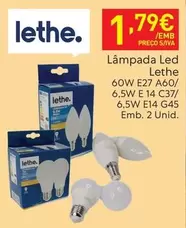 Oferta de Lethe - Lâmpada Led por 1,79€ em Recheio