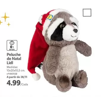 Oferta de Lidl - Peluche De Natal por 4,99€ em Lidl