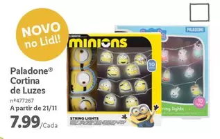 Oferta de Paladone - Cortina De Luzes por 7,99€ em Lidl