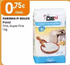 Oferta de Porsi - Farinha P/ Bolos por 0,75€ em Intermarché