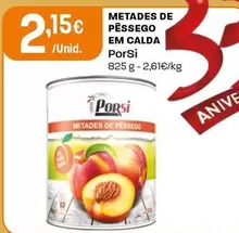 Oferta de Porsi - Metades De Pessego Em Calda por 2,15€ em Intermarché