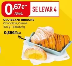 Oferta de Croissant Brioche por 0,89€ em Intermarché