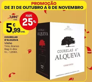 Oferta de Courelas D'alqueva - Vinho  por 5,99€ em Intermarché