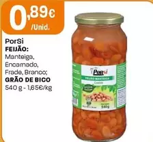 Oferta de Porsi - Feijão por 0,89€ em Intermarché