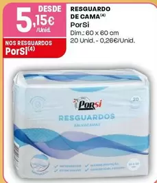 Oferta de Porsi - Resguardo De Cama por 5,15€ em Intermarché