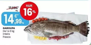 Oferta de Garoupa por 14,99€ em Intermarché