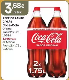 Oferta de Coca-Cola - Refrigerante C/ Gas por 3,68€ em Intermarché