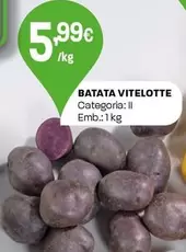 Oferta de Batata Vitelotte por 5,99€ em Intermarché