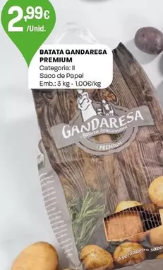 Oferta de Premium - Batata Gandaresa por 2,99€ em Intermarché