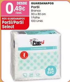 Oferta de Porsi - Guardanapos por 0,49€ em Intermarché