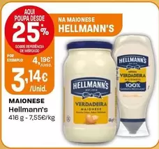 Oferta de Hellmann's - Maionese por 3,14€ em Intermarché