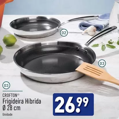 Oferta de Crofton - Frigideira Hibrida por 26,99€ em Aldi