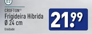 Oferta de Crofton - Frigideira Hibrida por 21,99€ em Aldi