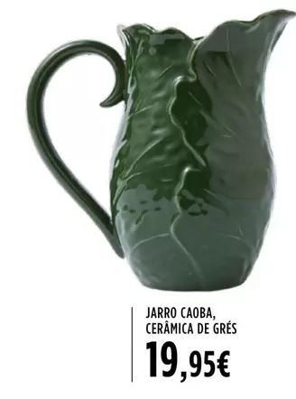 Oferta de Jarro Caoba, Cerámica De Gres por 19,95€ em El Corte Inglés