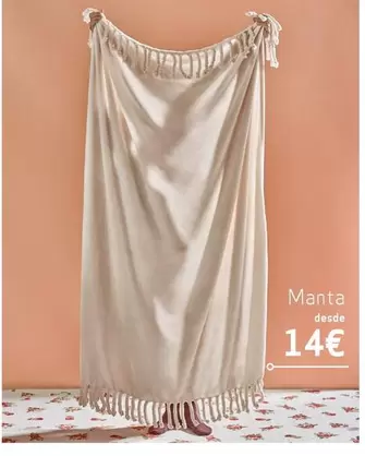 Oferta de Manta por 14€ em Continente