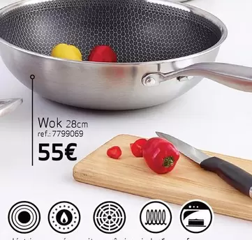 Oferta de Wok 28cm por 55€ em Continente