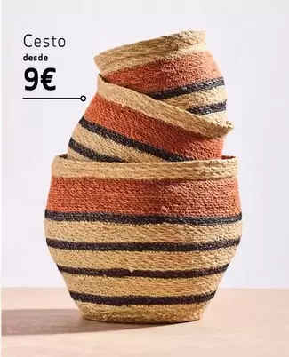 Oferta de Cesto por 9€ em Continente