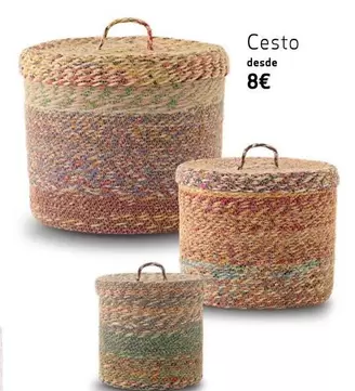 Oferta de Cesto por 8€ em Continente