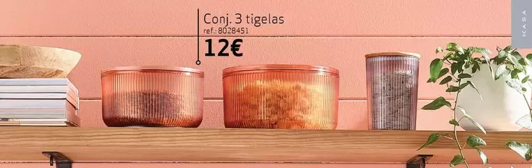 Oferta de Kasa - Conj. 3 Tigelas por 12€ em Continente