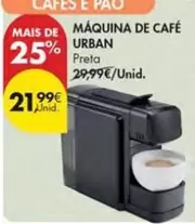 Oferta de Urban - Maquina De Cafe por 21,99€ em Pingo Doce