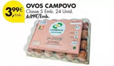 Oferta de Campovo - Ovos por 3,99€ em Pingo Doce