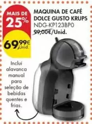 Oferta de Krups - Maquina De Cafe Dolce Gusto por 69,99€ em Pingo Doce