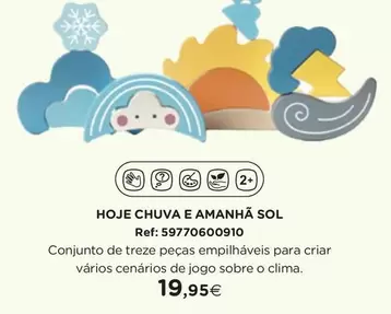 Oferta de Hoje Chuva E Amanha Sol por 19,95€ em El Corte Inglés