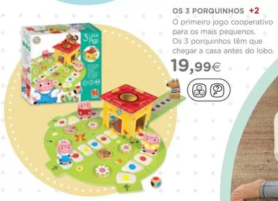 Oferta de Os 3 Porquinhos + 2 por 19,99€ em El Corte Inglés