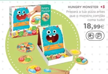 Oferta de Monster - Hungry  - Prepara A Tua Pizza Intes Que O Mostro Comilao Comiao Tudo! por 18,99€ em El Corte Inglés