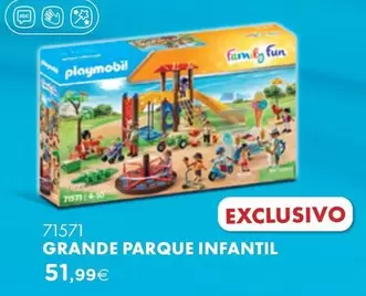 Oferta de Playmobil - Grande Parque Infantil por 51,99€ em El Corte Inglés