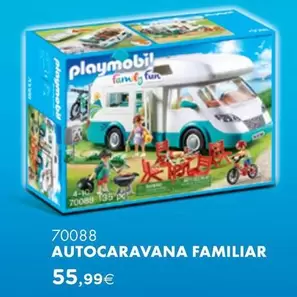 Oferta de Playmobil - Autocaravana Familiar por 55,99€ em El Corte Inglés