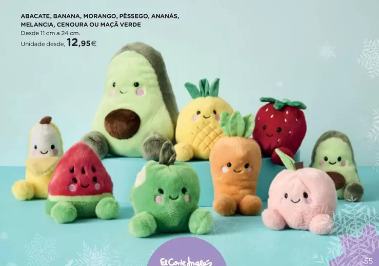 Oferta de Abacate, Banana, Morango, Pessego, Ananas, Melança, Cenoura Ou Maca Verde por 12,95€ em El Corte Inglés