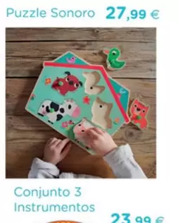 Oferta de Conjunto 3 Instrumentos por 27,99€ em El Corte Inglés