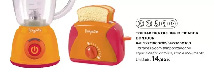 Oferta de .Com - Torraderia Ou Liquidificador por 14,95€ em El Corte Inglés