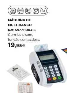 Oferta de .Com - Máquina De Multibanco por 19,95€ em El Corte Inglés