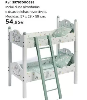 Oferta de Inclui Duas Almofadas E Duas Colchas Reversiveis por 54,95€ em El Corte Inglés