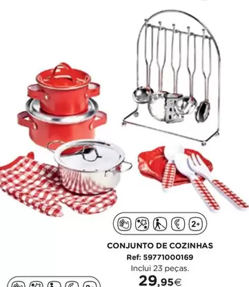 Oferta de Conjunto De Cozinhas por 29,95€ em El Corte Inglés