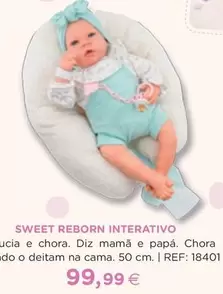 Oferta de Sweet Reborn Interativo por 99,99€ em El Corte Inglés