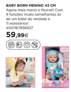 Oferta de .Com - Baby Born Menino por 59,99€ em El Corte Inglés