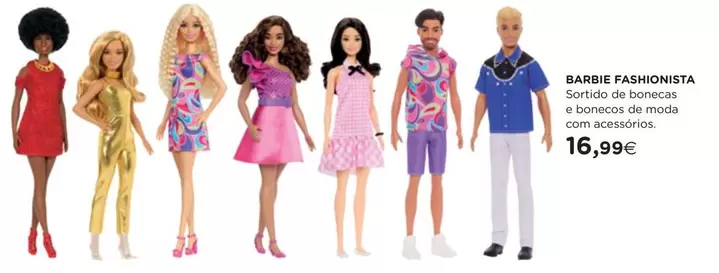 Oferta de Barbie -  Fashionista por 16,99€ em El Corte Inglés