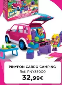 Oferta de Pinypon -  Carro Camping por 32,99€ em El Corte Inglés