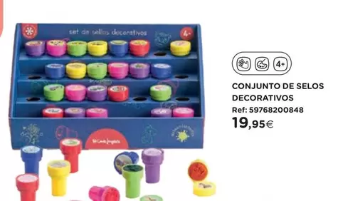 Oferta de Conjunto De Selos Decorativos por 19,95€ em El Corte Inglés