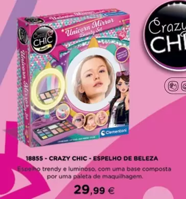 Oferta de Clementoni - Crazy Chic-espelho De Beleza por 29,99€ em El Corte Inglés