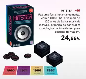 Oferta de .Com - Hitster +16 por 24,99€ em El Corte Inglés