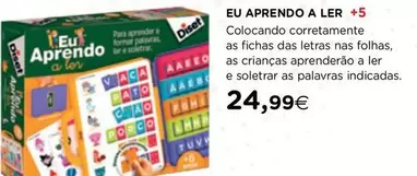 Oferta de As - Eu Aprendo A Ler +5 por 24,99€ em El Corte Inglés