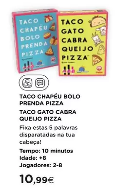 Oferta de A+ - Taco Chapeu Bolo Prenda  Taco Gato Cabra Queijo por 10,99€ em El Corte Inglés