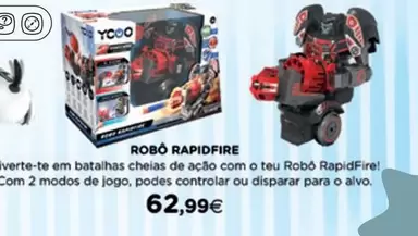 Oferta de .Com - Robó Rapidfire por 62,99€ em El Corte Inglés