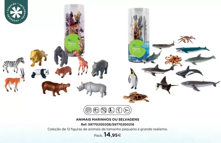 Oferta de Animals Marinos Ou Selvagens por 14,95€ em El Corte Inglés