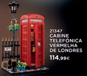 Oferta de Cabine Telefonica Vermelha De Londres por 114,99€ em El Corte Inglés