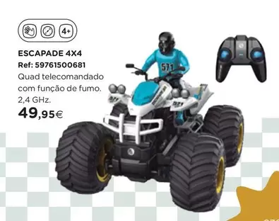 Oferta de .Com - Escapade 4x4 por 49,95€ em El Corte Inglés